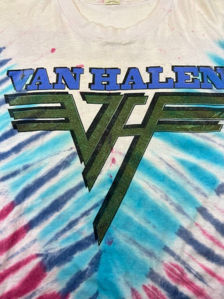 Vintage 1995 Van Halen Tour Rock Music Graphic T-Shirt Size Large 90s