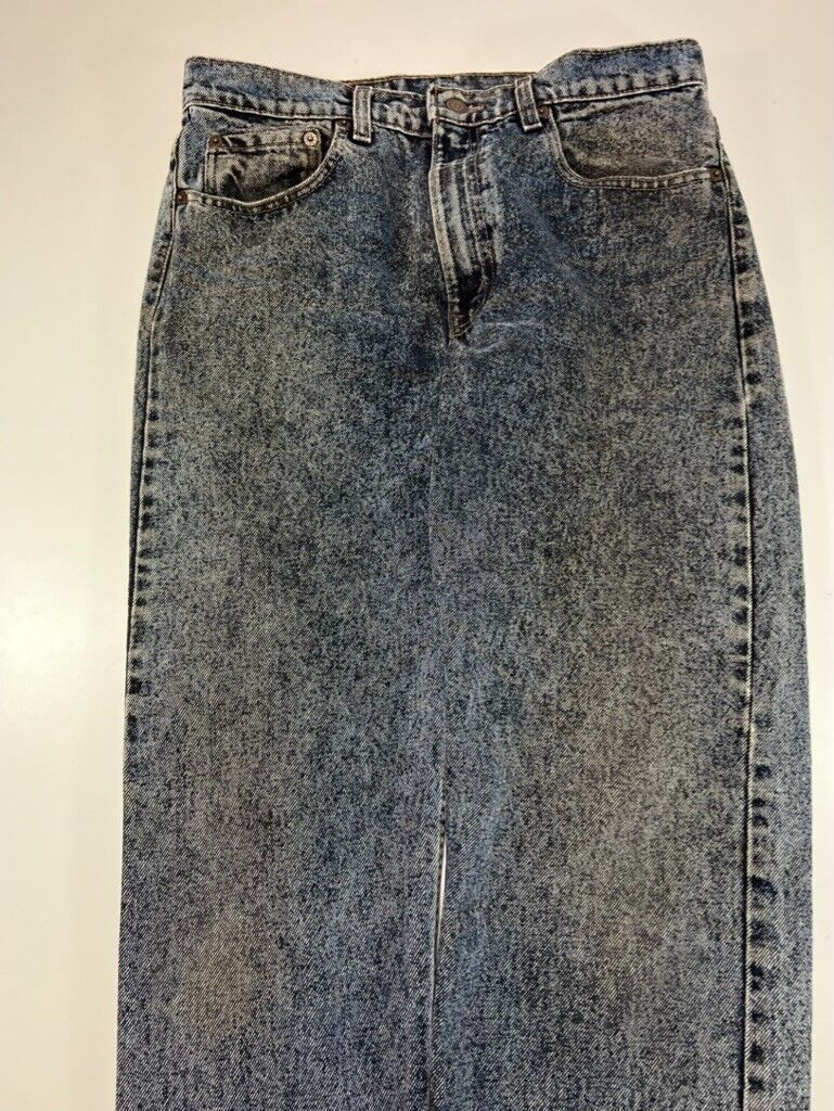 Vintage 90s Levi's 505 XX Acid Wash Denim Pants Size 33 Gray