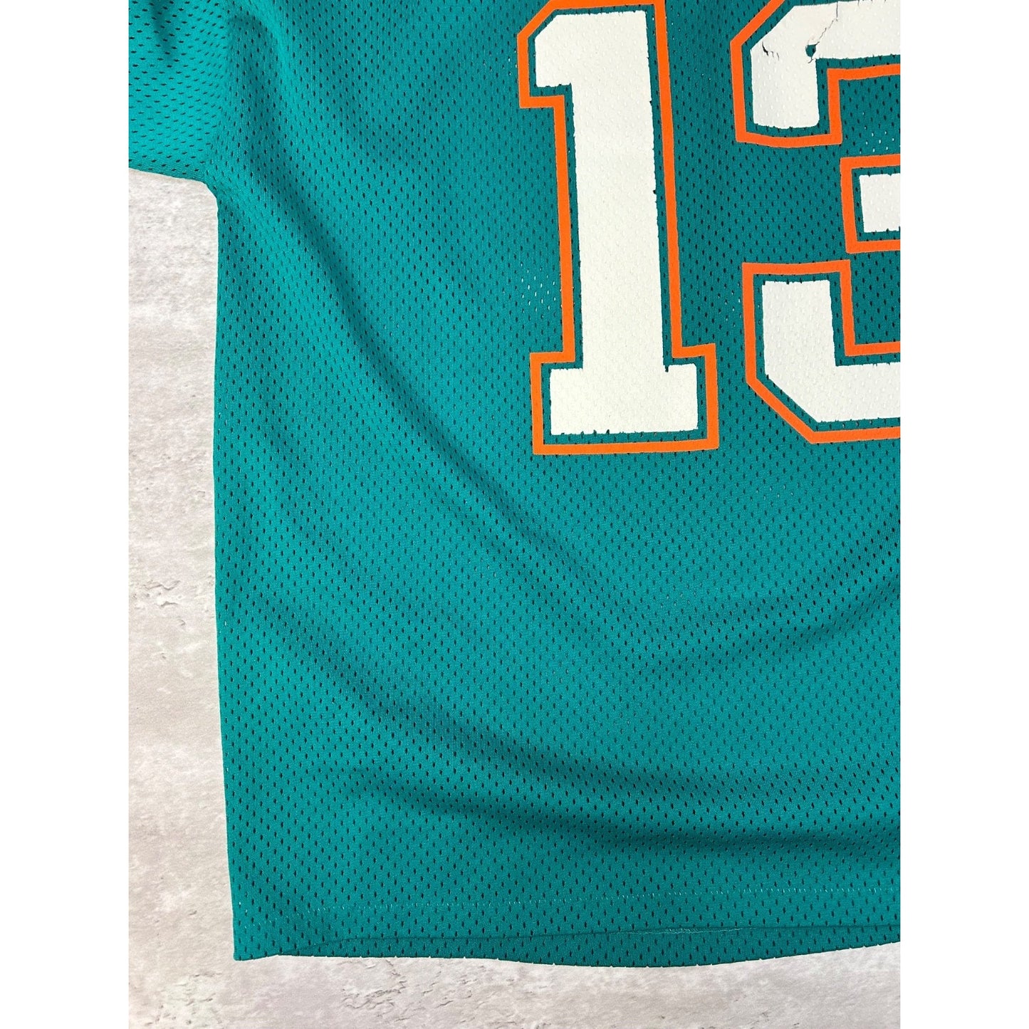 Vintage 90s Dan Marino #13 Miami Dolphins NFL Logo 7 Jersey Size Large