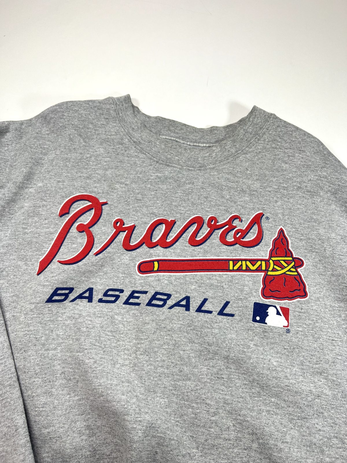 Vintage 90s Atlanta Braves MLB Majestic Diamond Collection Sweatshirt Size 2XL