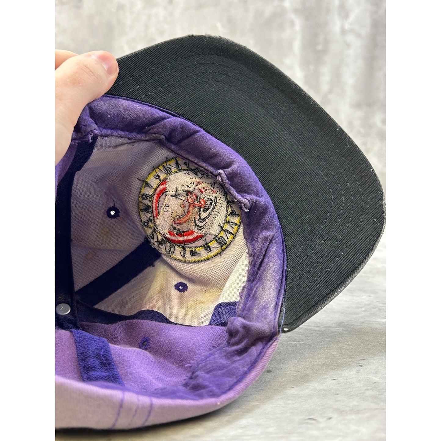 Vintage 90s Trapped In A Dilbert World Embroidered TV Show Snapback YOUTH Hat