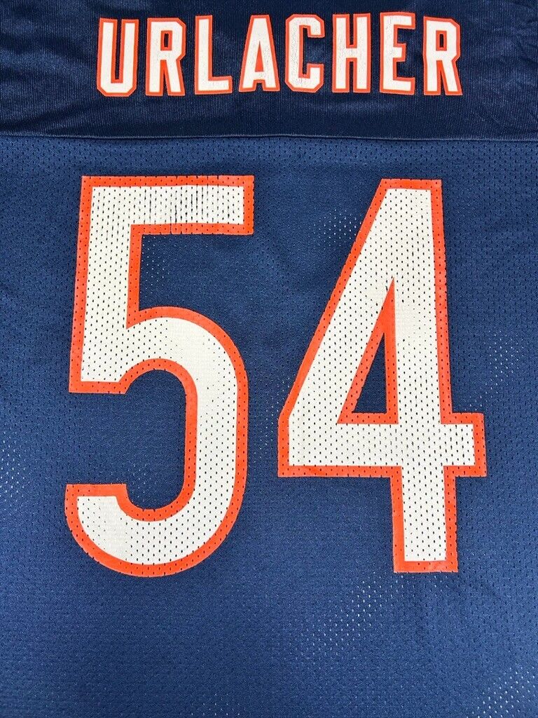 Brian Urlacher #54 Chicago Bears NFL Reebok Football Jersey Size Medium Blue