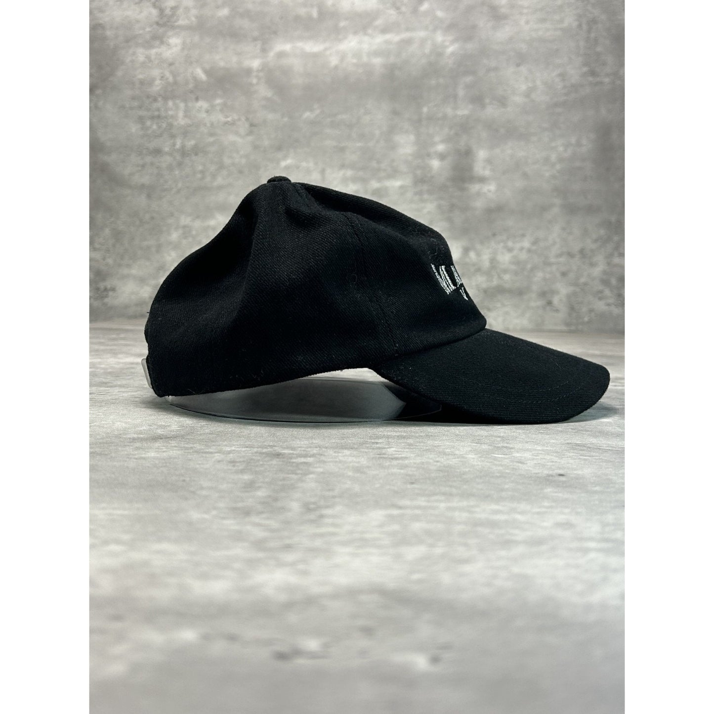 Vintage 90s Maximum Video Embroidered Spellout Strapback Hat OSFA Black