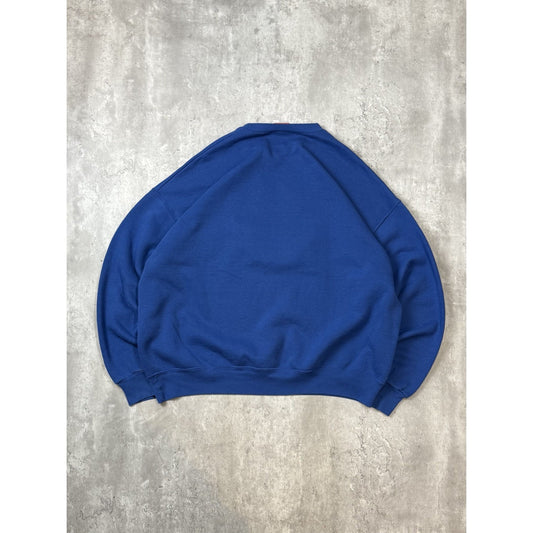 Vintage Indianapolis Colts NFL Embroidered Logo Football Sweatshirt Size XL Blue