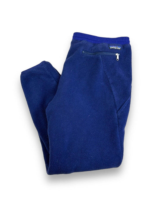 Vintage 90s Patagonia Fleece Pants Size XL 37W Blue