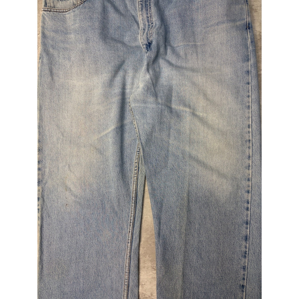 Vintage Levis 505 Red Tab Straight Leg Light Wash Denim Pants Size 40