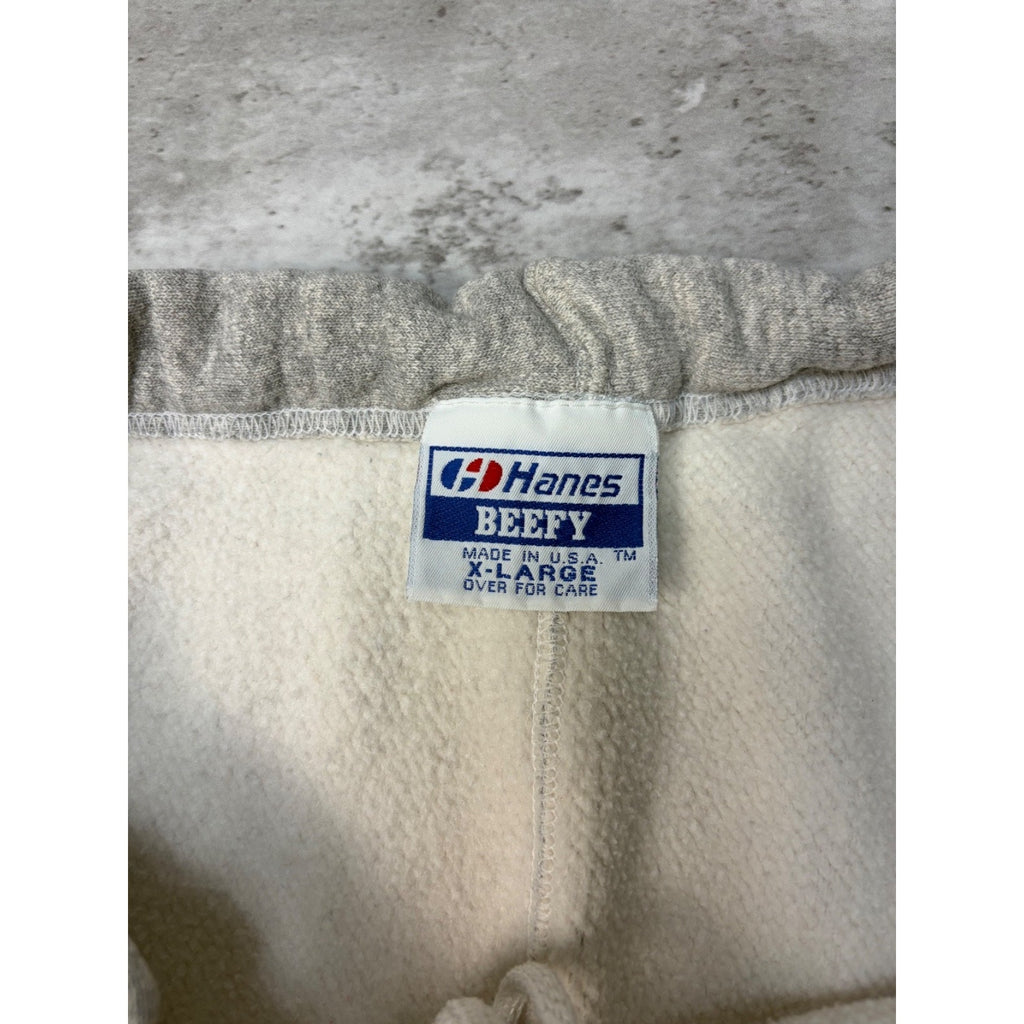 Vintage 80s Harvard Crimson NCAA Spellout Graphic Sweat Pants Size Large