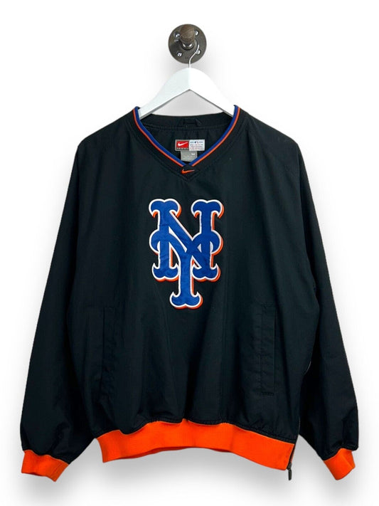 Vintage Mew York Mets MLB Nike Middle Swoosh Windbreaker Jacket Size Medium