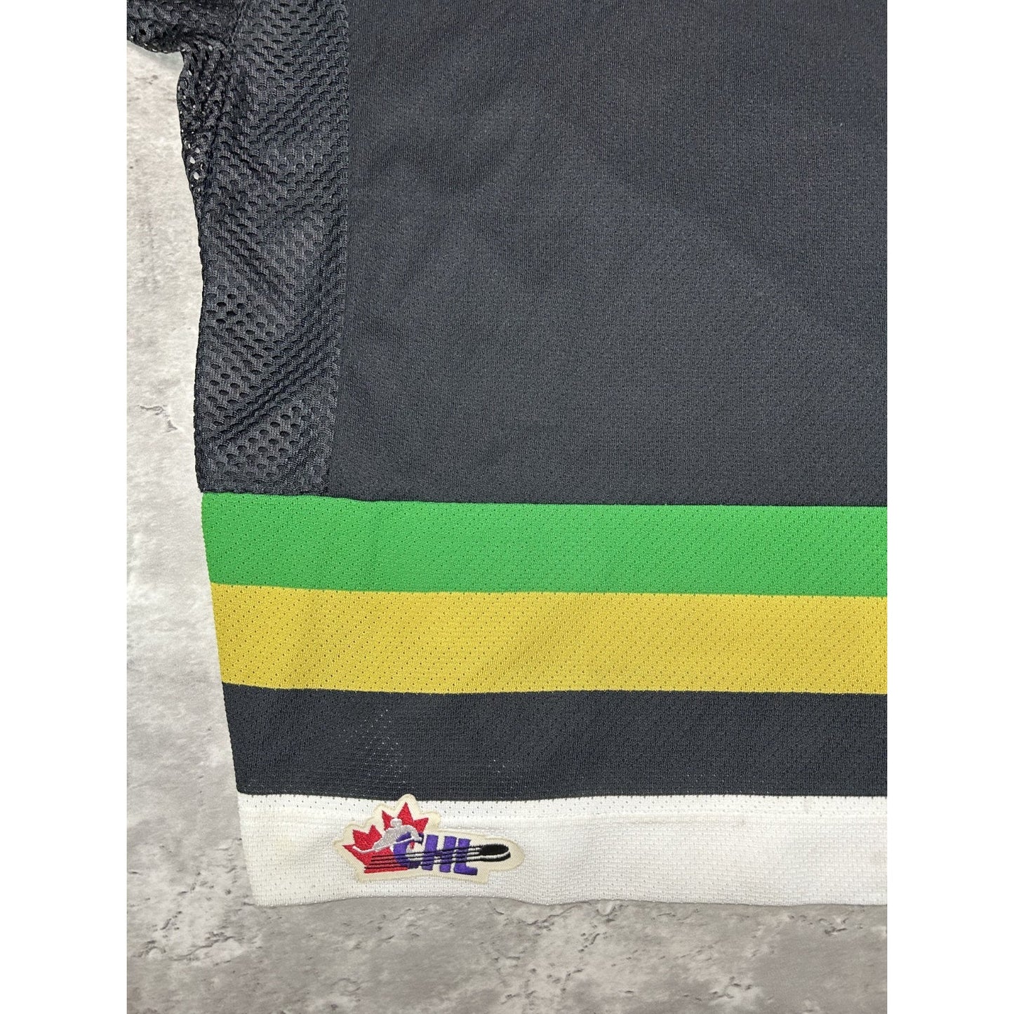 Vintage London Knights OHL Stitched CCM Hockey Jersey Size Large Black