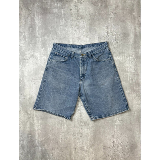 Vintage Wrangler Authentic Jeans Medium Wash Denim Shorts Size 34 Blue