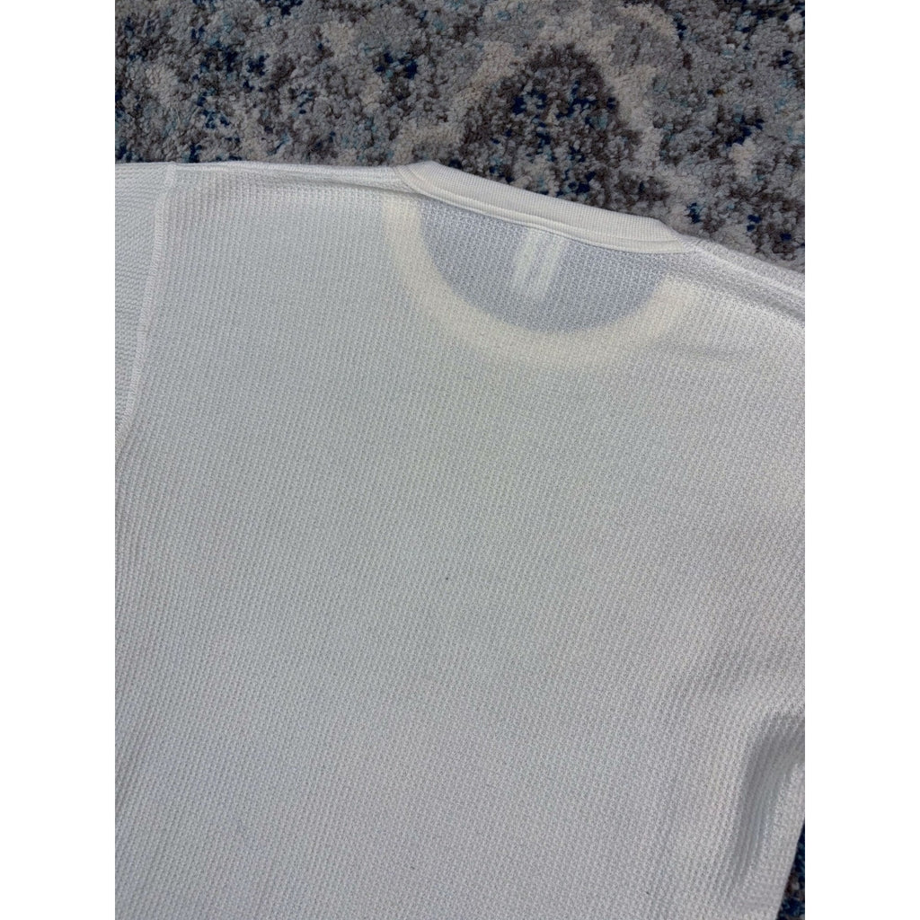 Vintage 90s Hanes Blank Long Sleeve Thermal T-Shirt Size XL