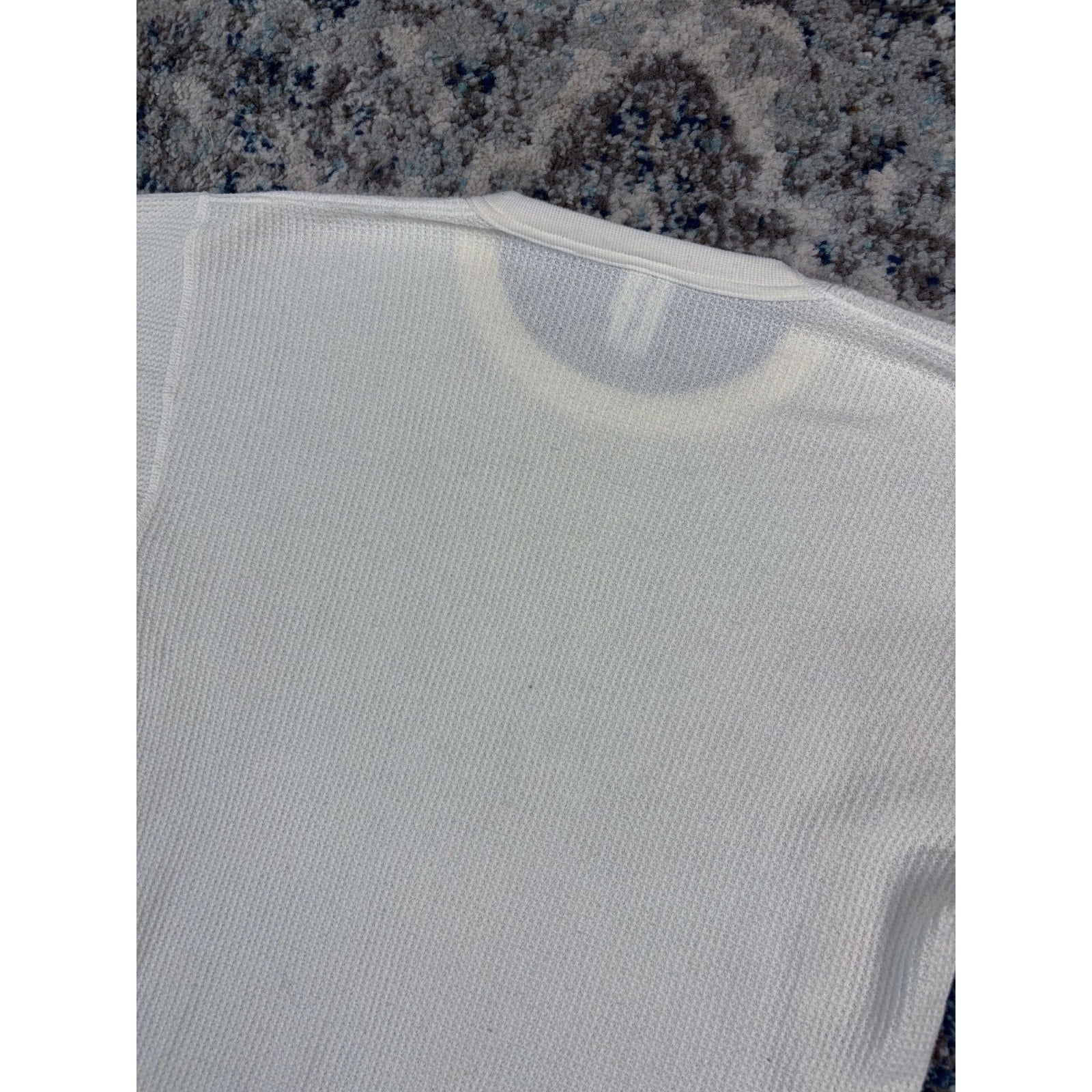 Vintage 90s Hanes Blank Long Sleeve Thermal T-Shirt Size XL