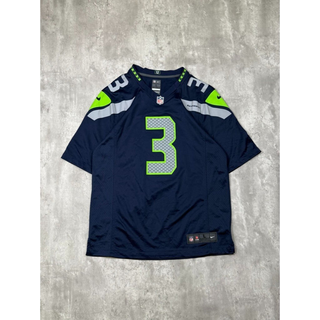 Vintage Russell Wilson #3 Seattle Seahawks Jersey Size Large