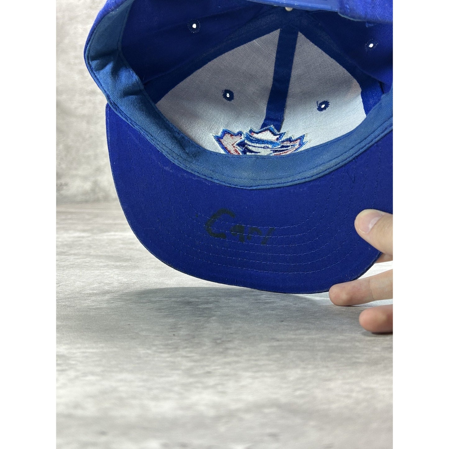 Vintage Toronto Blue Jays MLB Embroidered Logo Baseball Snapback Hat OSFA Blue