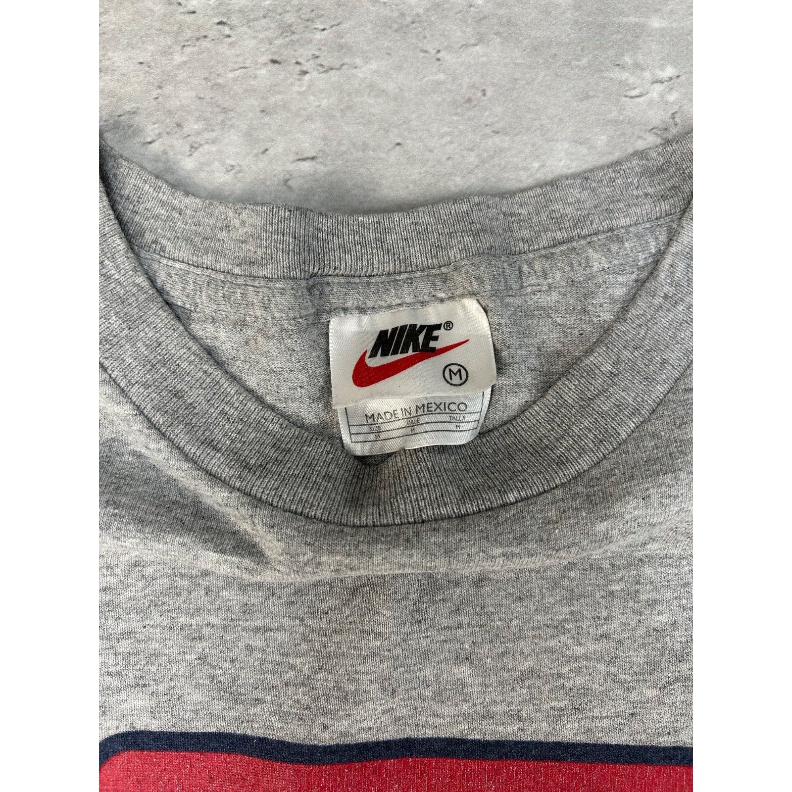 Vintage 90s Nike Team USA Soccer Olympics Just Do it Spellout T-Shirt Sz Medium