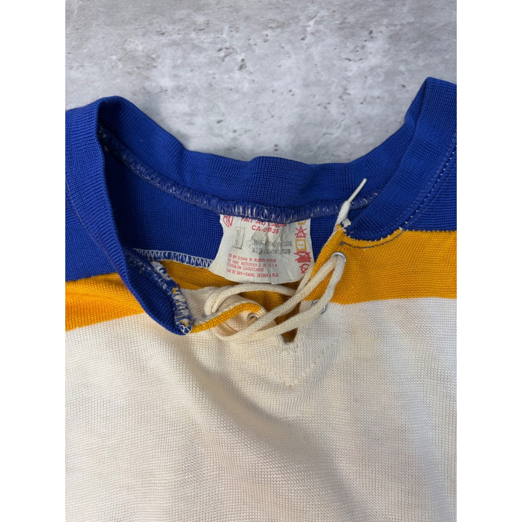 Vintage 80s/90s #7 Buffalo Sabres NHL Stitched Hockey Jersey Size Large