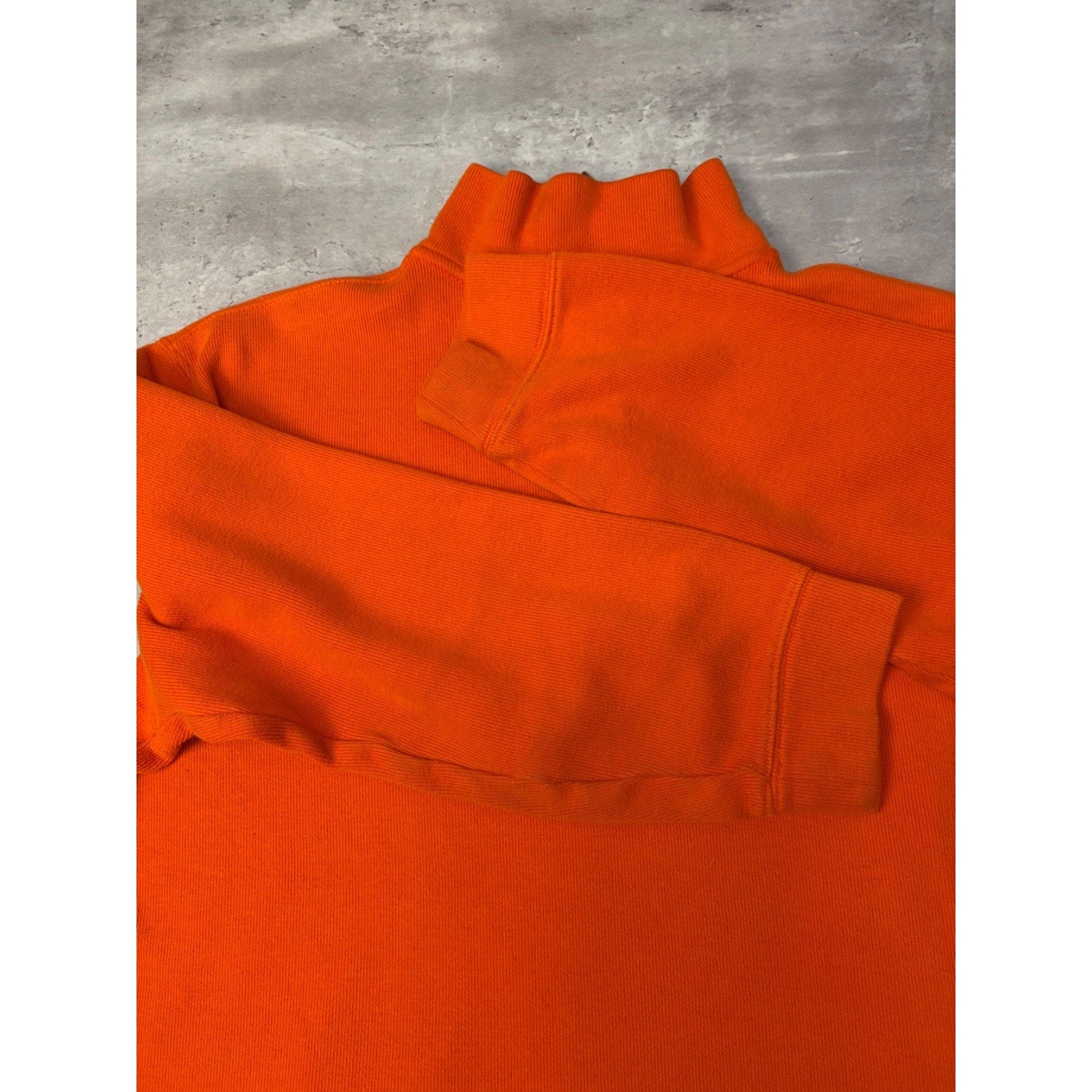 Vintage Polo Ralph Lauren Embroidered Pony 1/4 Zip Mockneck Sweatshirt Sz Large