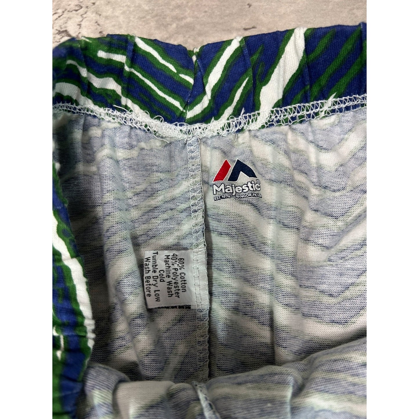 Vintage Milkwuakee Brewers MLB Zebra Striped Sweat Pants Size XL