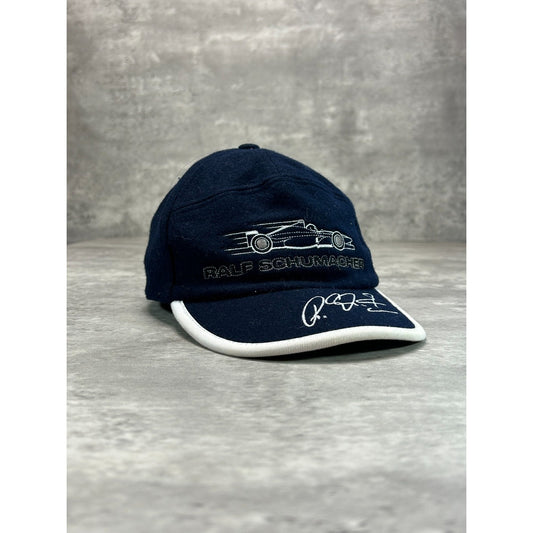 Vintage Ralf Schumacher Embroidered F1 Car Strapback Hat OSFA