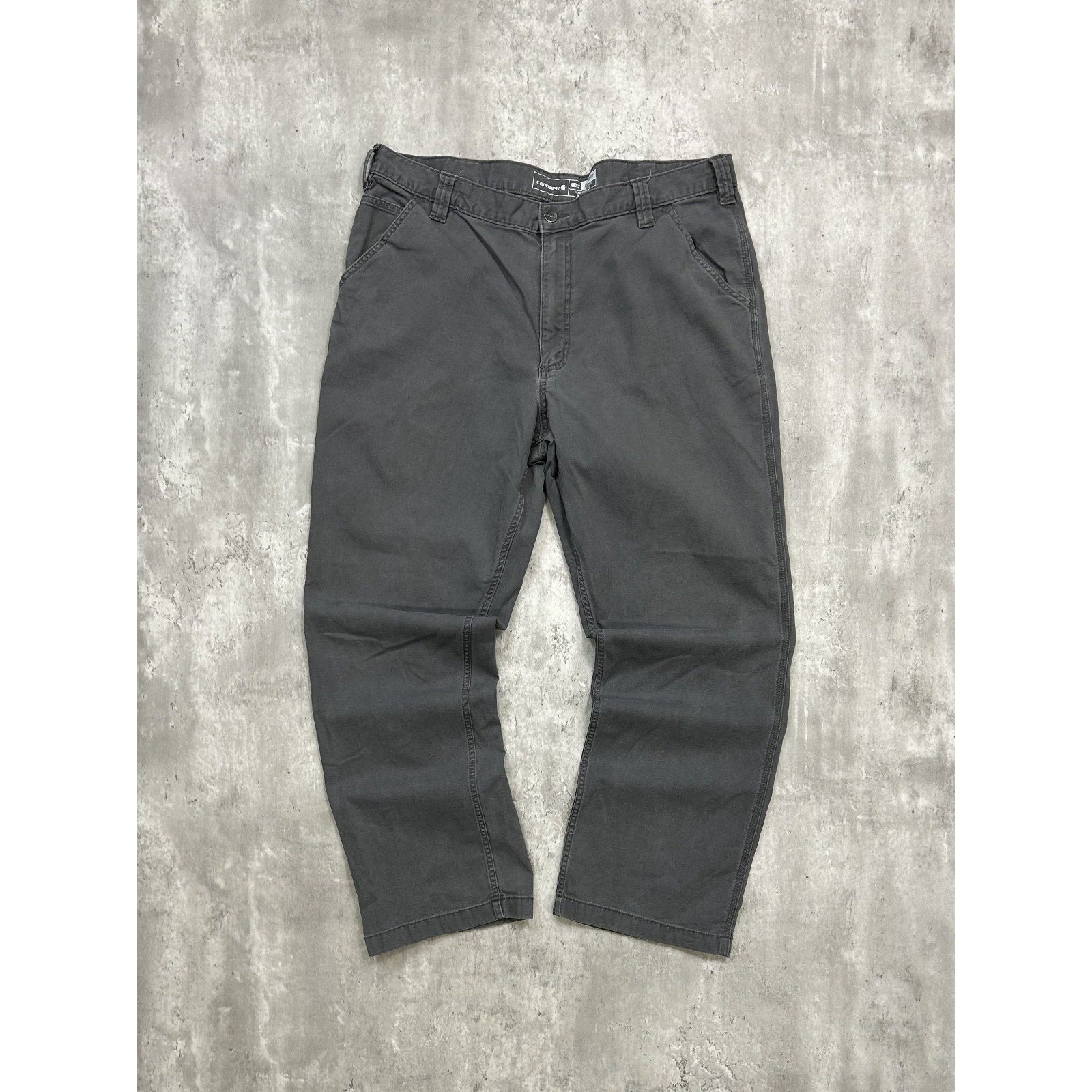 Carhartt Relaxed Fit Canvas Workwear Five Pocket Pants Size 39 Gray