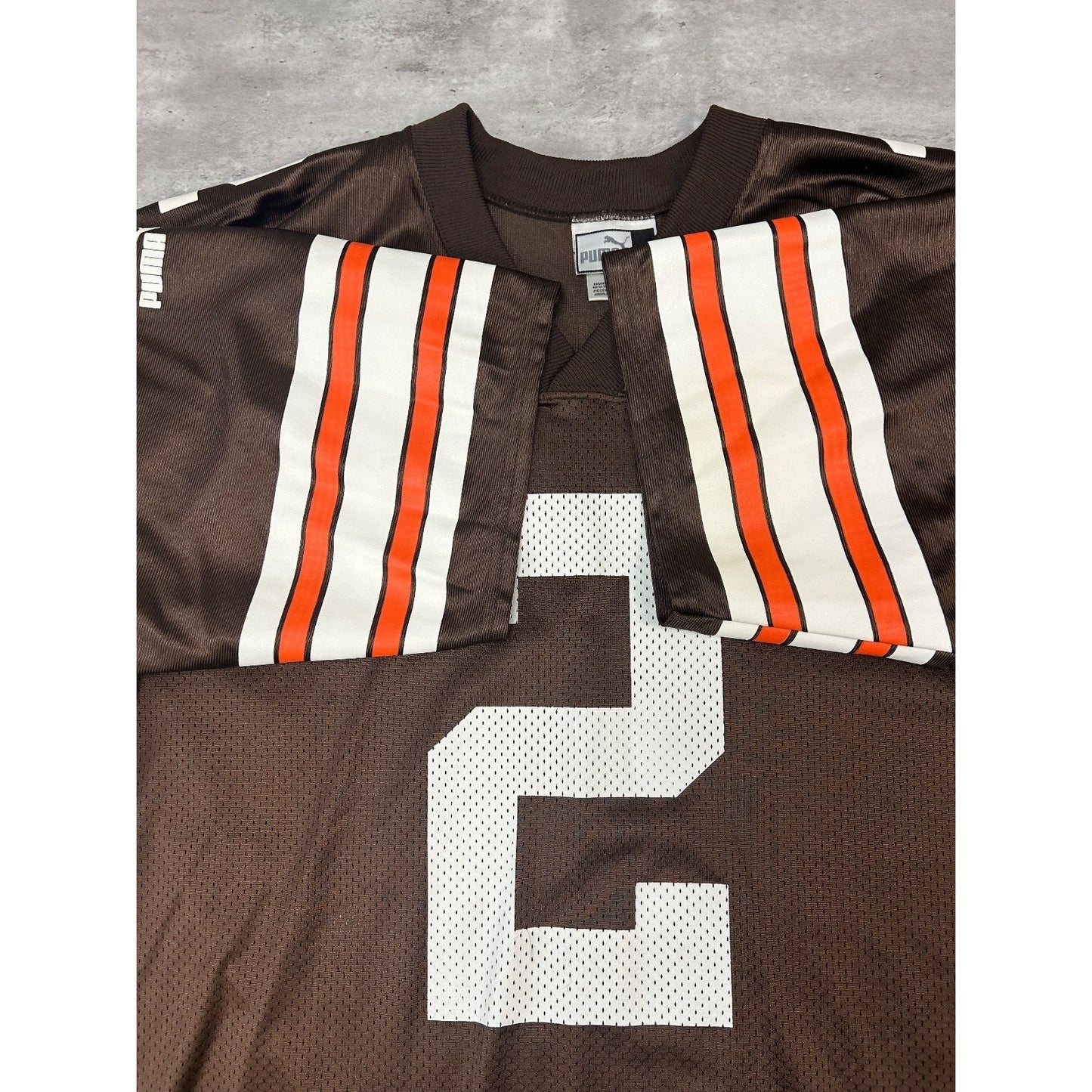 Vintage Tim Couch #2 Cleveland Browns NFL Puma Football Jersey Size 2XL