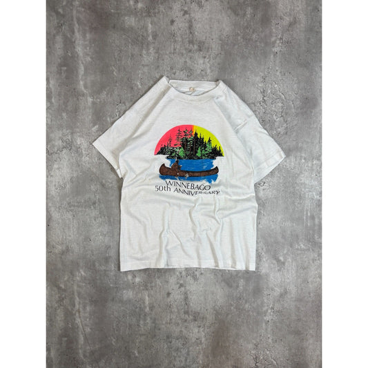 Vintage 1980s Winnebago 50th Anniversary Nature Destination T-Shirt Size Medium