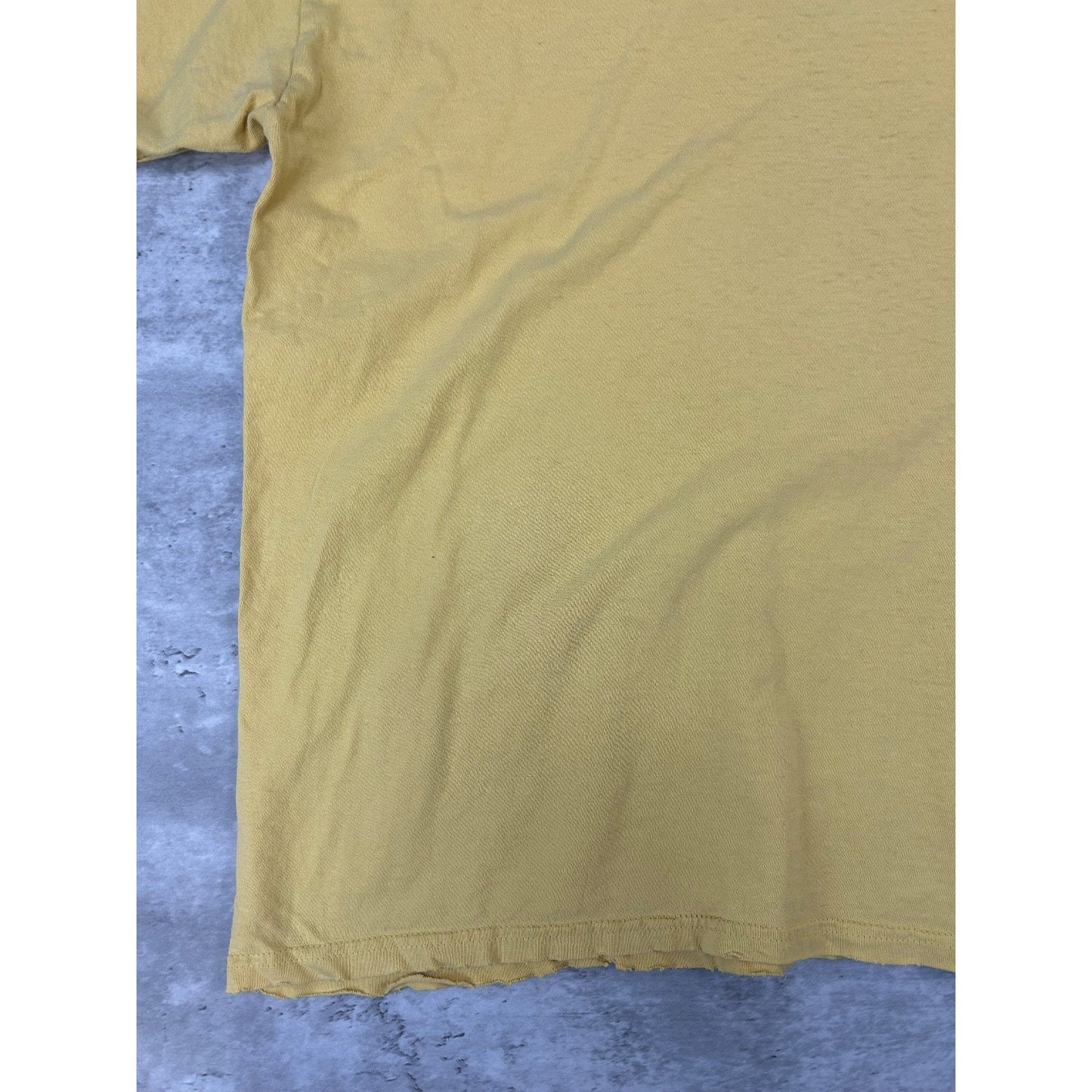 Vintage 90s Nike Swoosh Spellout Graphic Distressed T-Shirt Size XL Yellow