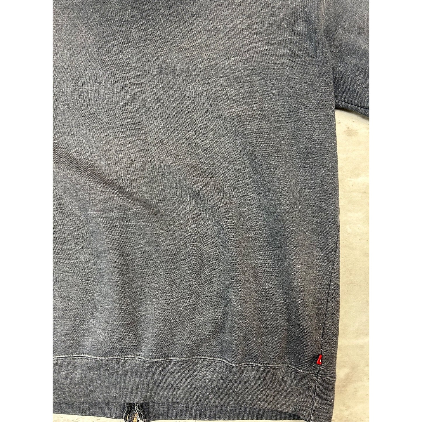 Vintage Quiksilver Embroidered Spellout Full Zip Hooded Sweatshirt Size Large