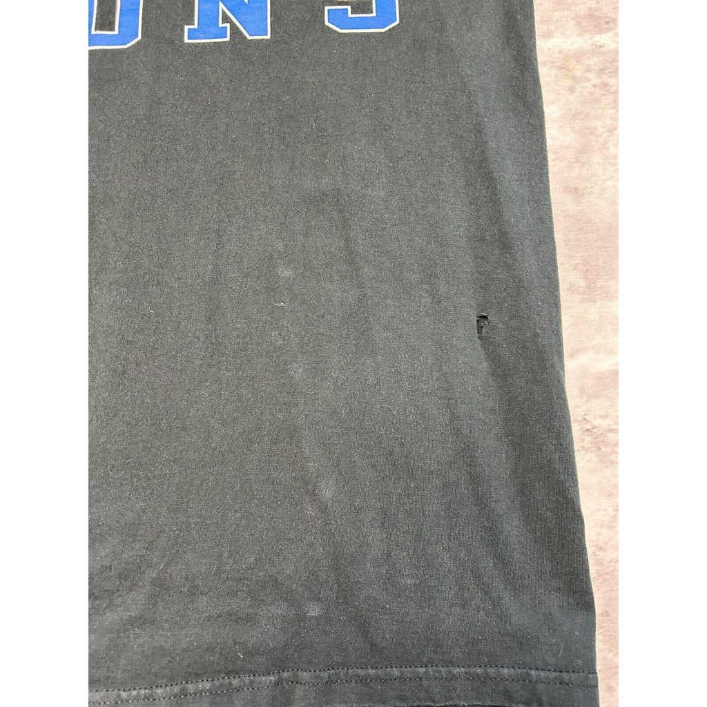 Detroit Lions NFL Spell Out Longsleeve T-Shirt Size XL Black