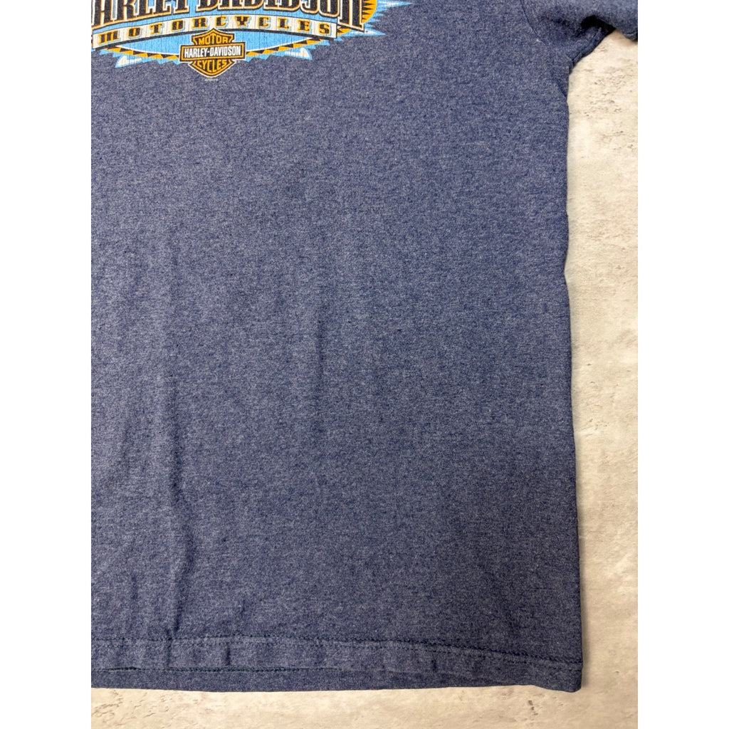 Vintage 2005 Harley Davidson Graphic Spellout T-Shirt Size Medium