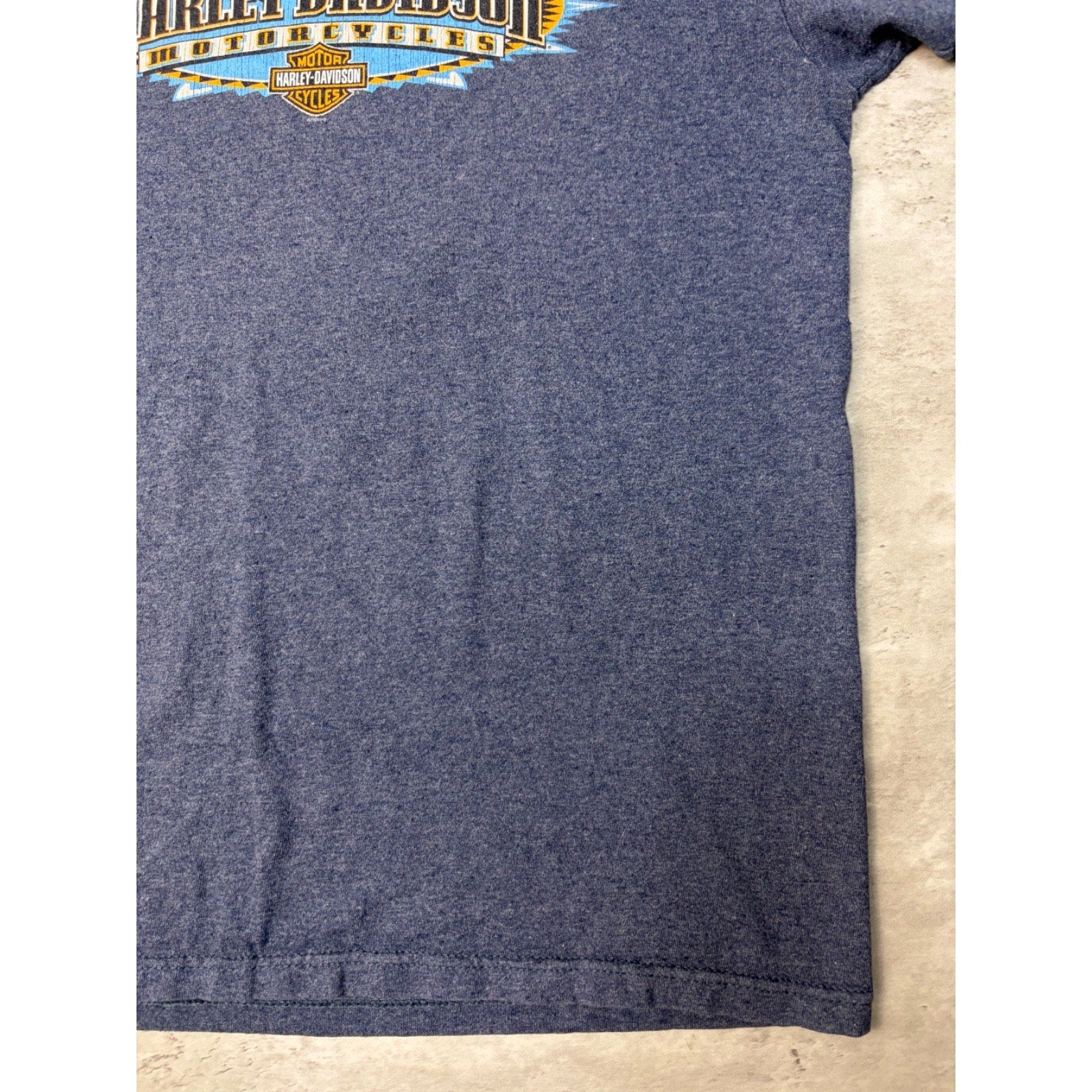Vintage 2005 Harley Davidson Graphic Spellout T-Shirt Size Medium