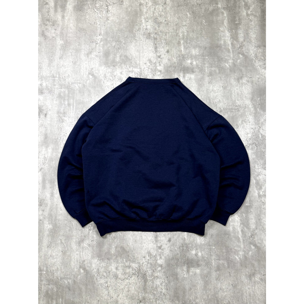 Vintage 90s Queens University NCAA Embroidered Spellout Sweatshirt Size XL