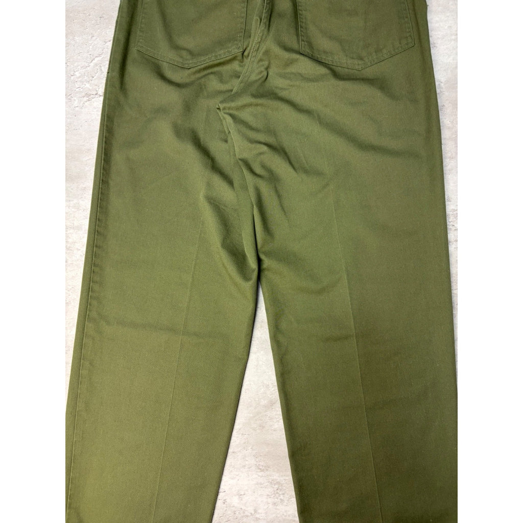 Vintage 1970s/80s US MIlitary OG-107 Pleated Army Pants Size 31