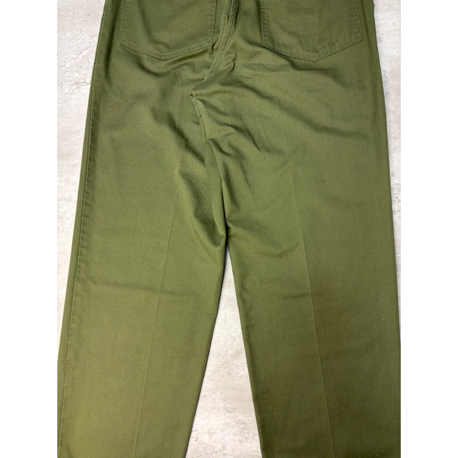 Vintage 1970s/80s US MIlitary OG-107 Pleated Army Pants Size 31