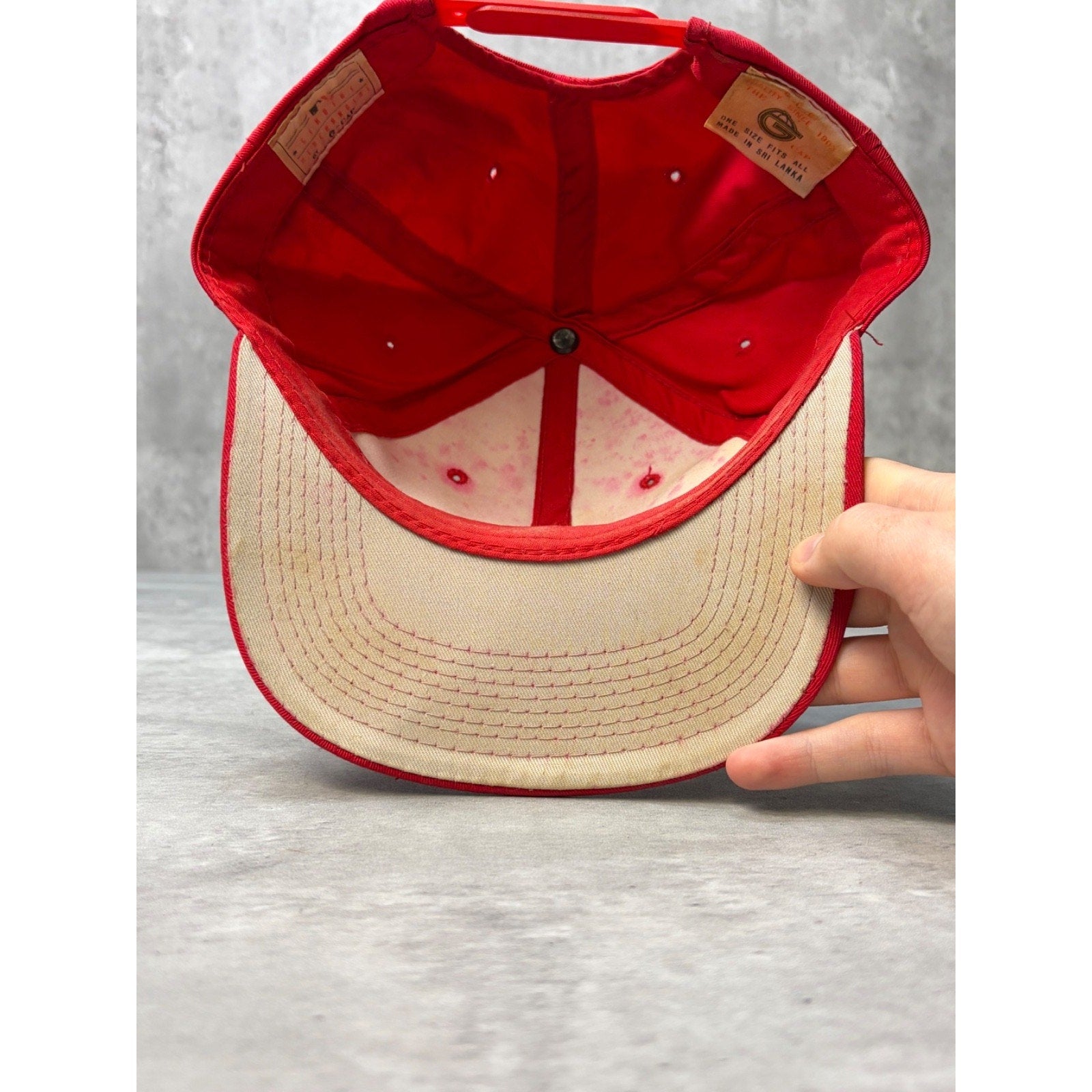 Vintage 90s St. Louis Cardinals MLB Embroidered Logo Snapback Hat OSFA