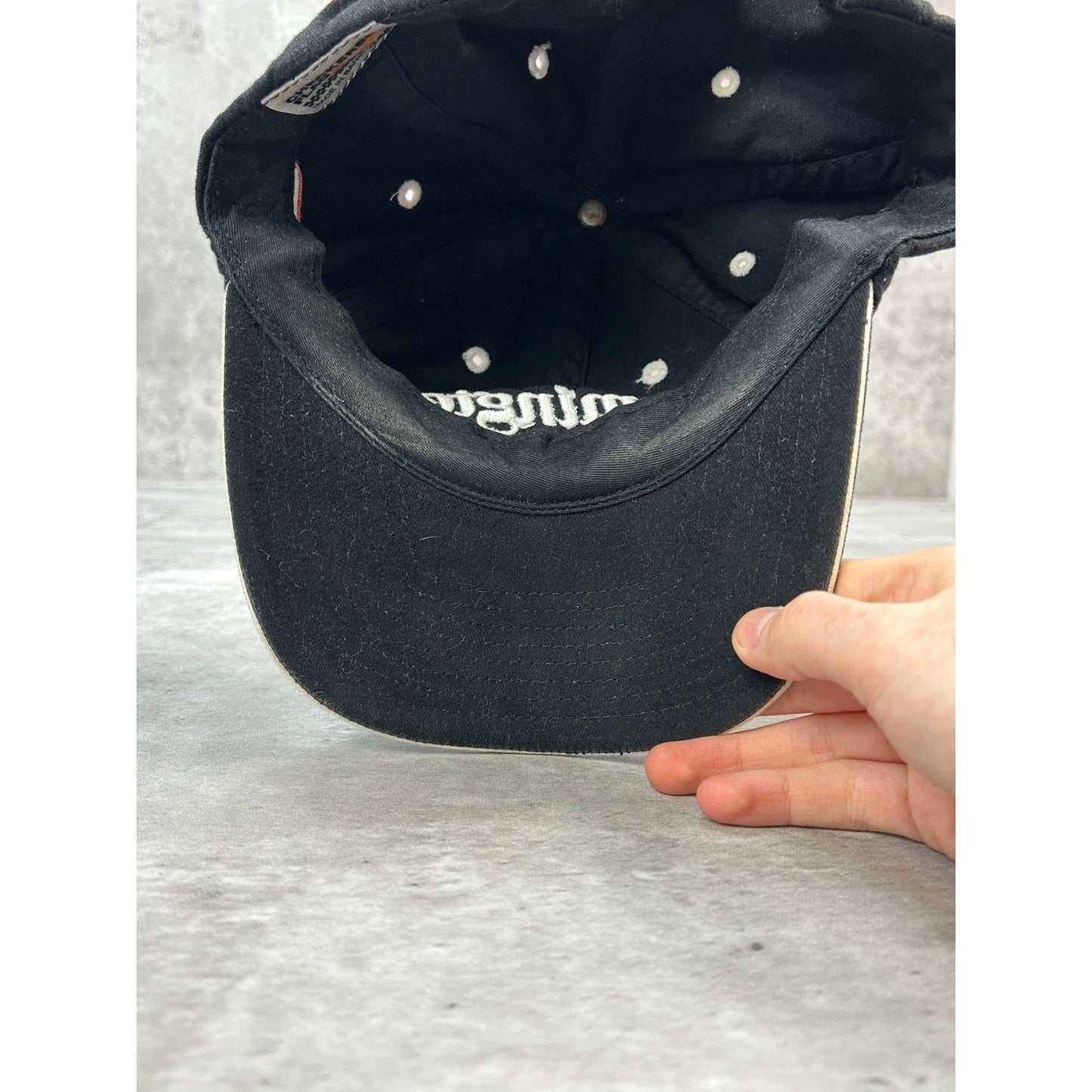 Vintage Remington Racing Embroidered Spellout Strapback Hat OSFA