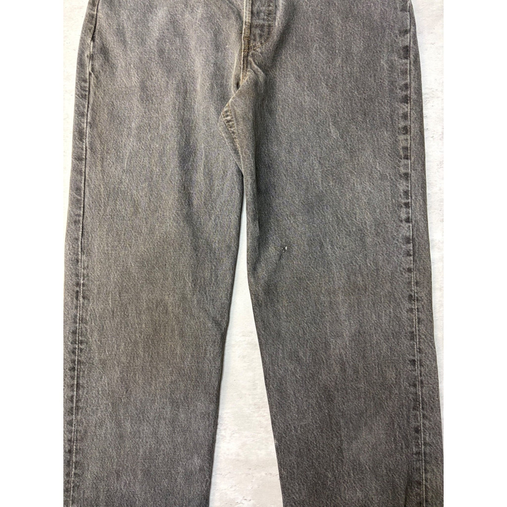 Vintage 90s Levis XX 701 Red Tab Black Wash Denim Pants Size 28