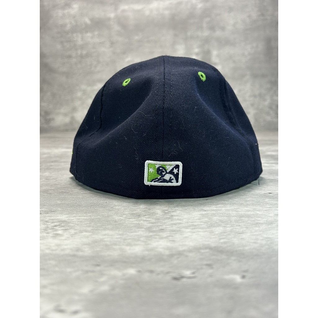 Hillsboro Hops MiLB Embroidered Logo Baseball Fitted Hat 7 1/2