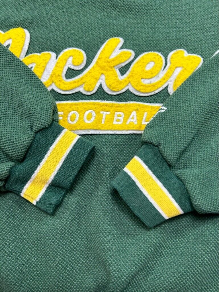 Vintage Green Bay Packers NFL Embroidered Tail Sweep Starter Sweatshirt Size XL