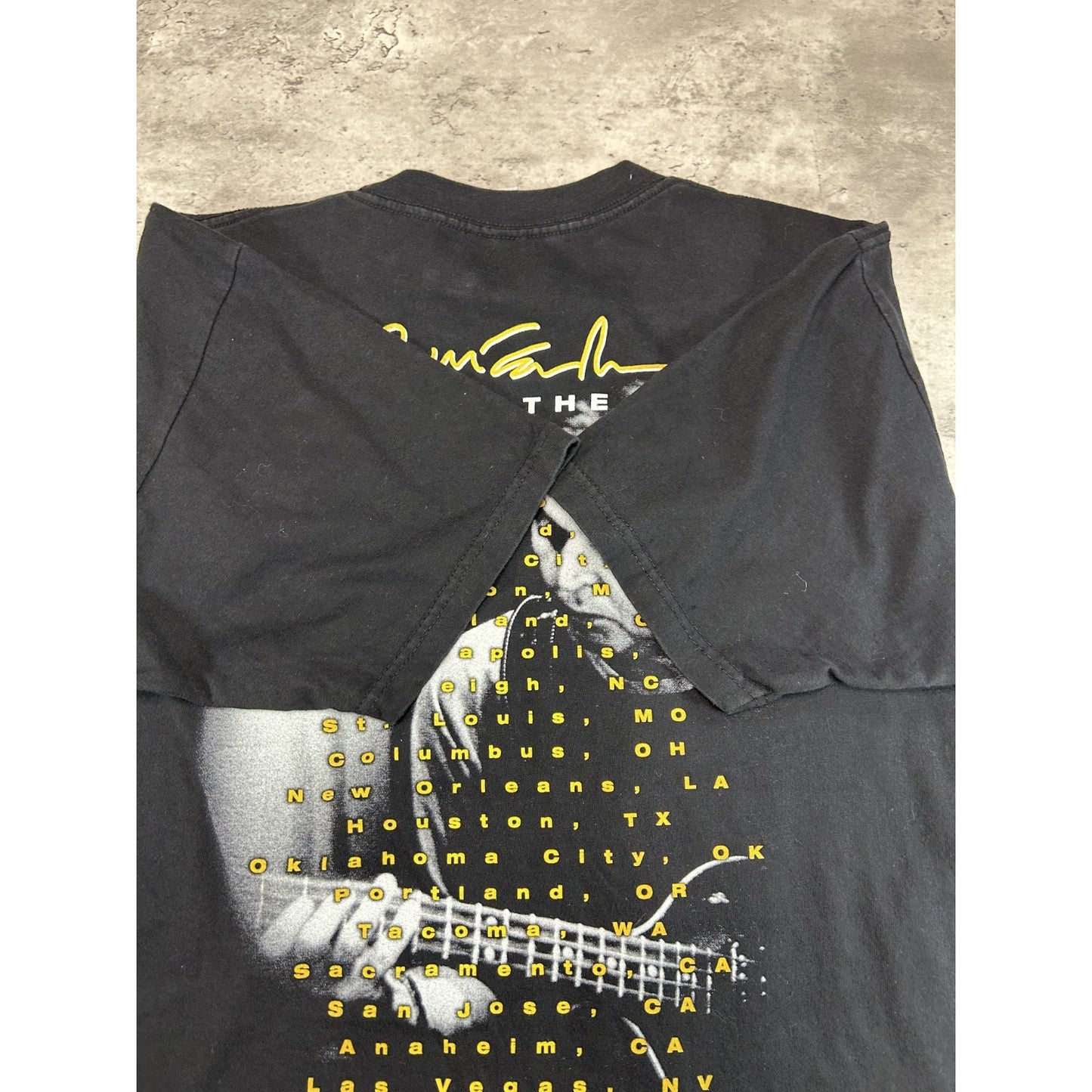 Vintage 2002 Paul McCartney Back In The Us Rock Music Tour T-Shirt Size Large