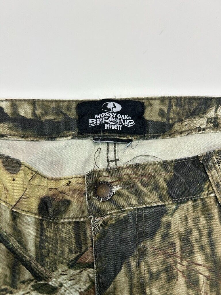 Vintage Mossy Oak Break Up Infinity Tree Camo Flared Hunting Pants Size 36W