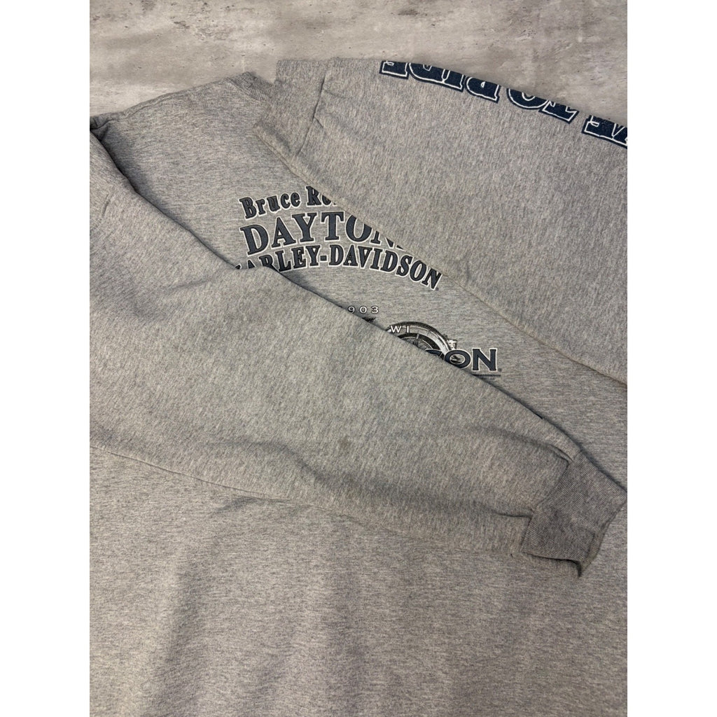 Harley Davidson Ride With Pride Graphic Spellout Crewneck Sweatshirt Size 2XL