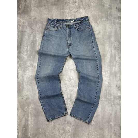Vintage 90s Levis 505 Red Tab Light Wash Denim Pants Size 35
