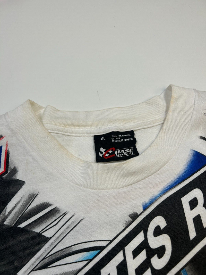 Vintage 1999 Dale Jarrett Nascar Winston Cup Champ All Over Print T-Shirt Sz XL