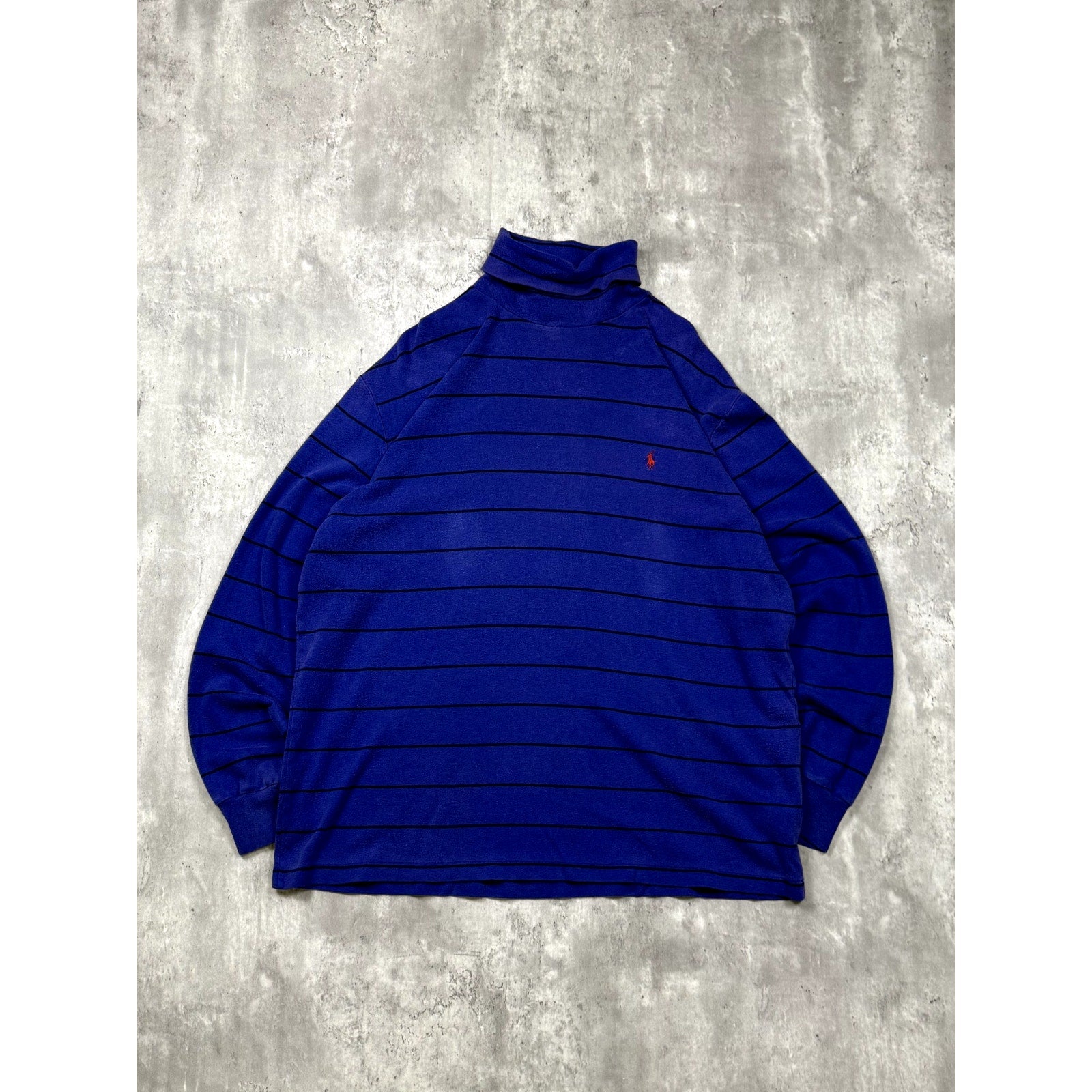 Vintage Polo Ralph Lauren Embroidered Pony Turtleneck Long Sleeve T-Shirt Size L