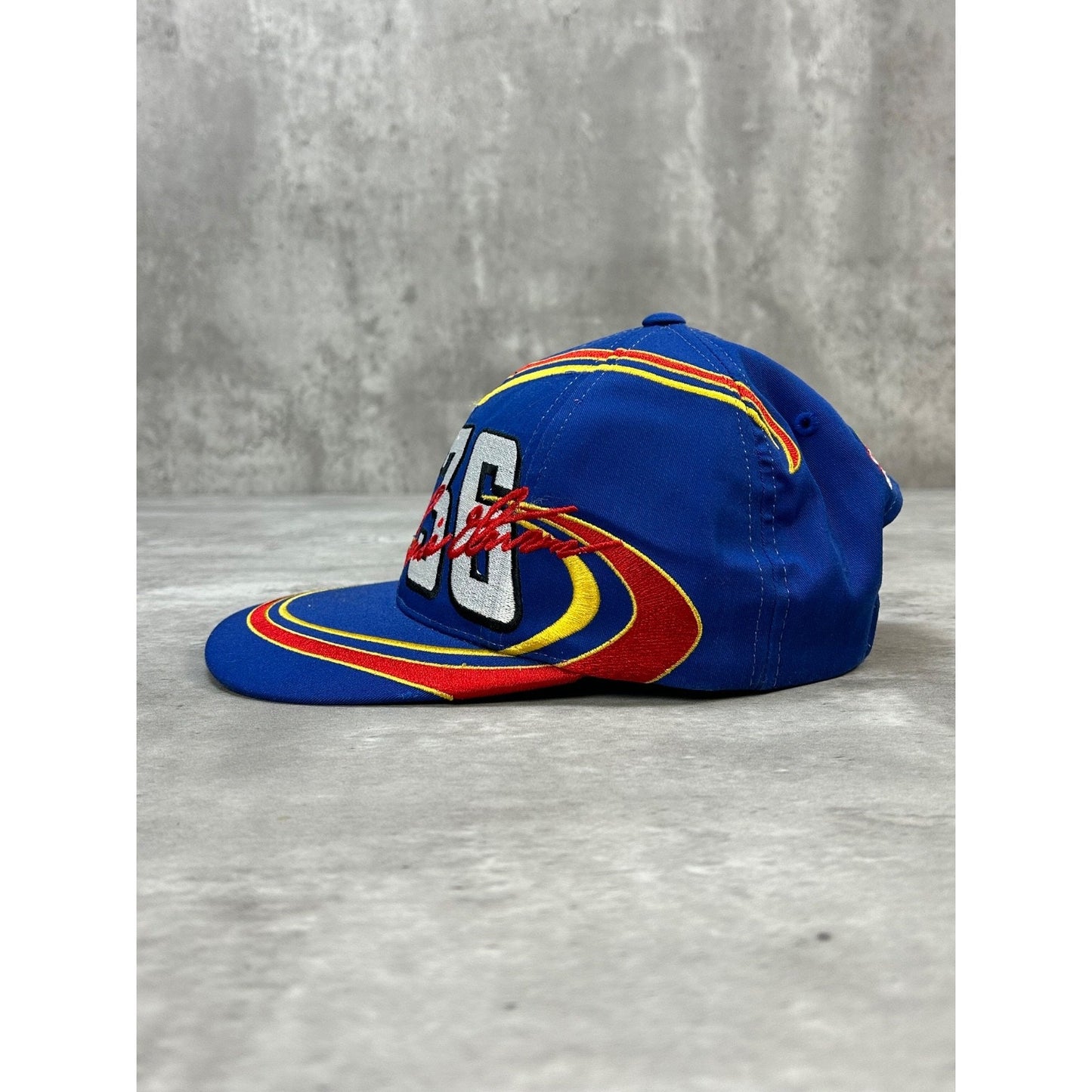 Vintage Ernie Irvine #33 NASCAR Embroidered Logo Athletic Strapback Hat OSFA