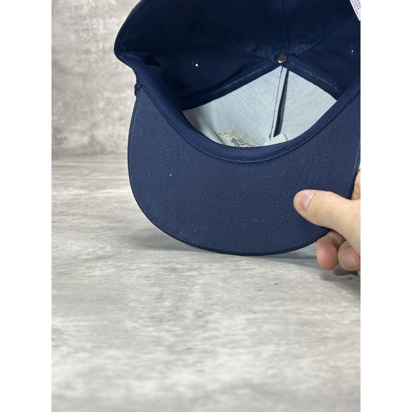 Vintage 90s Nome Alaska Embroidered Polar Bear Destination Snapback Hat OSFA