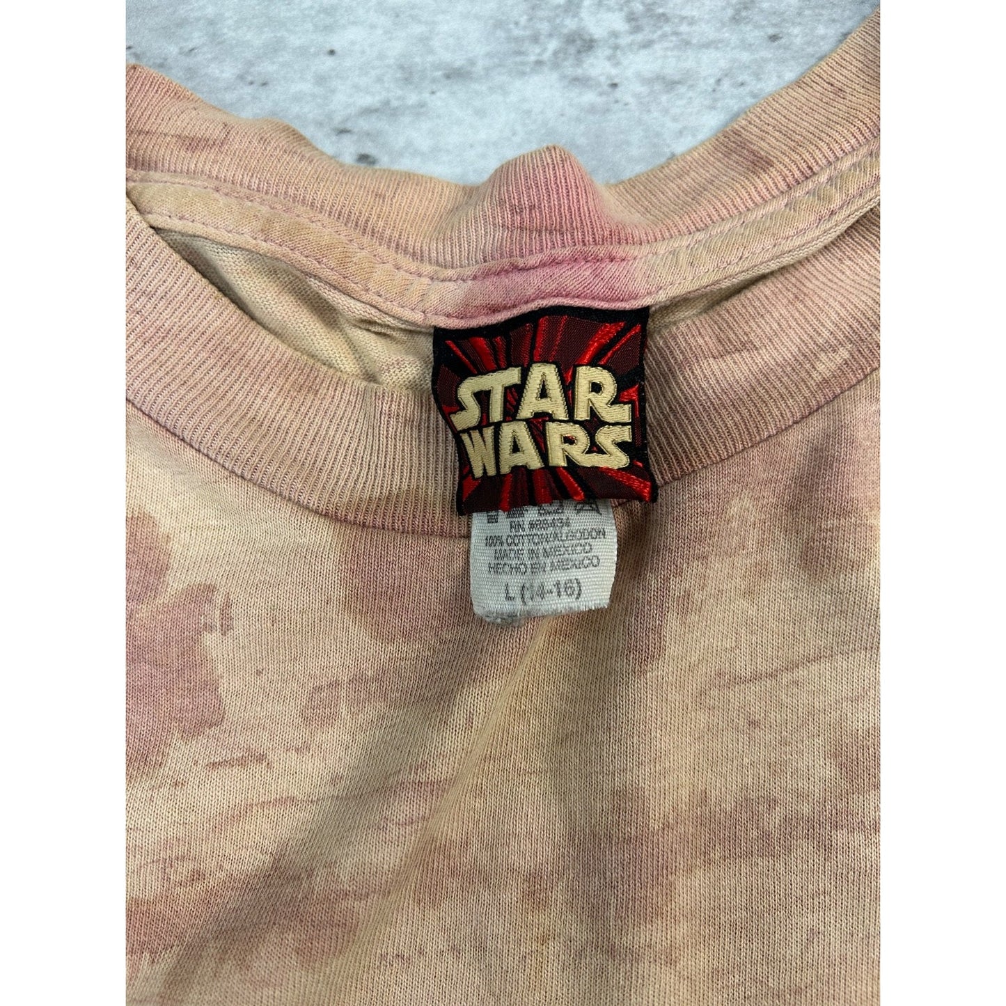 Vintage 1999 Star Wars The Phantom Menace Pod Racing Movie Promo T-Shirt YOUTH L