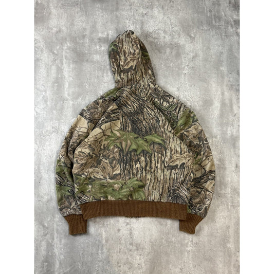 Vintage 80s/90s Walls Realtree Camo Full Zip Hooded Hunting Jacket Size Large