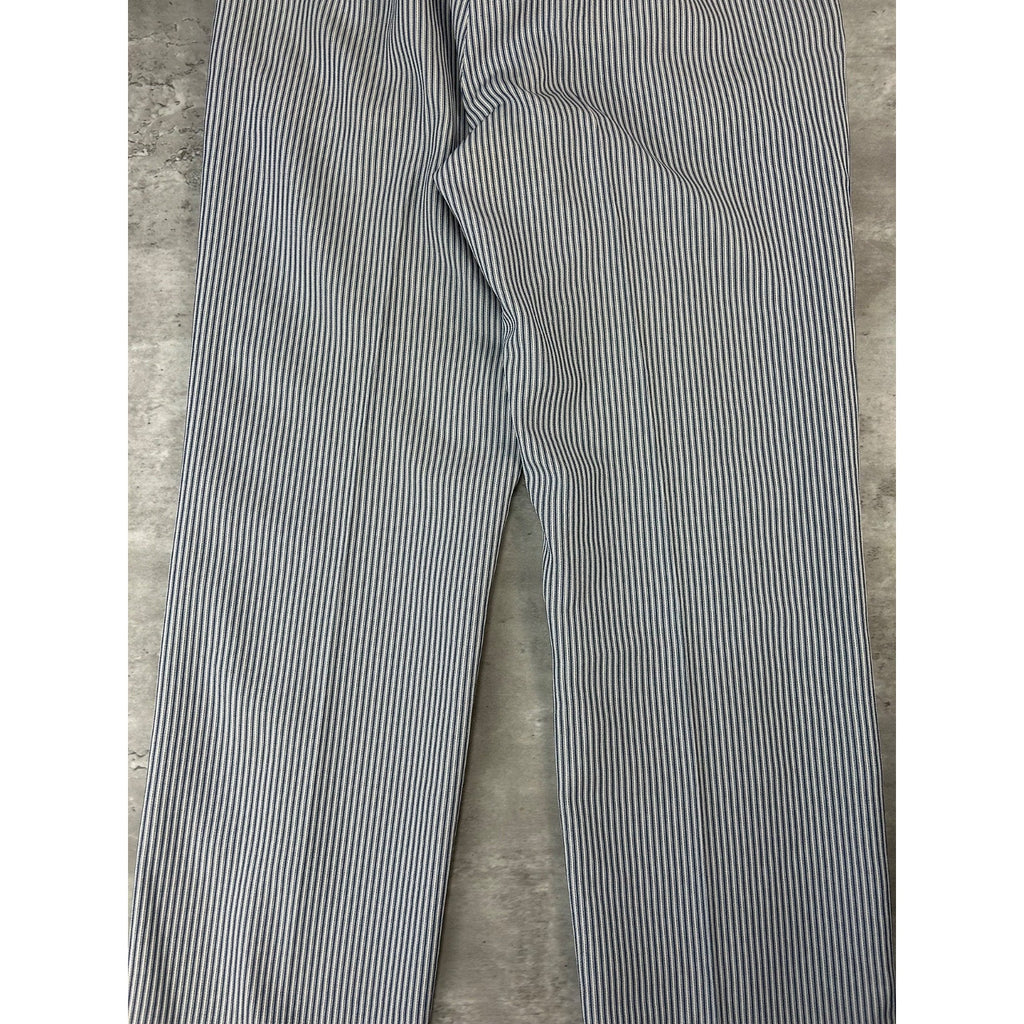 Vintage 1970s Pinstripe Pleated Trouser Pants Size 30